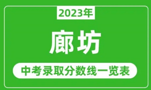 2024年河北廊坊高中錄取分數(shù)線